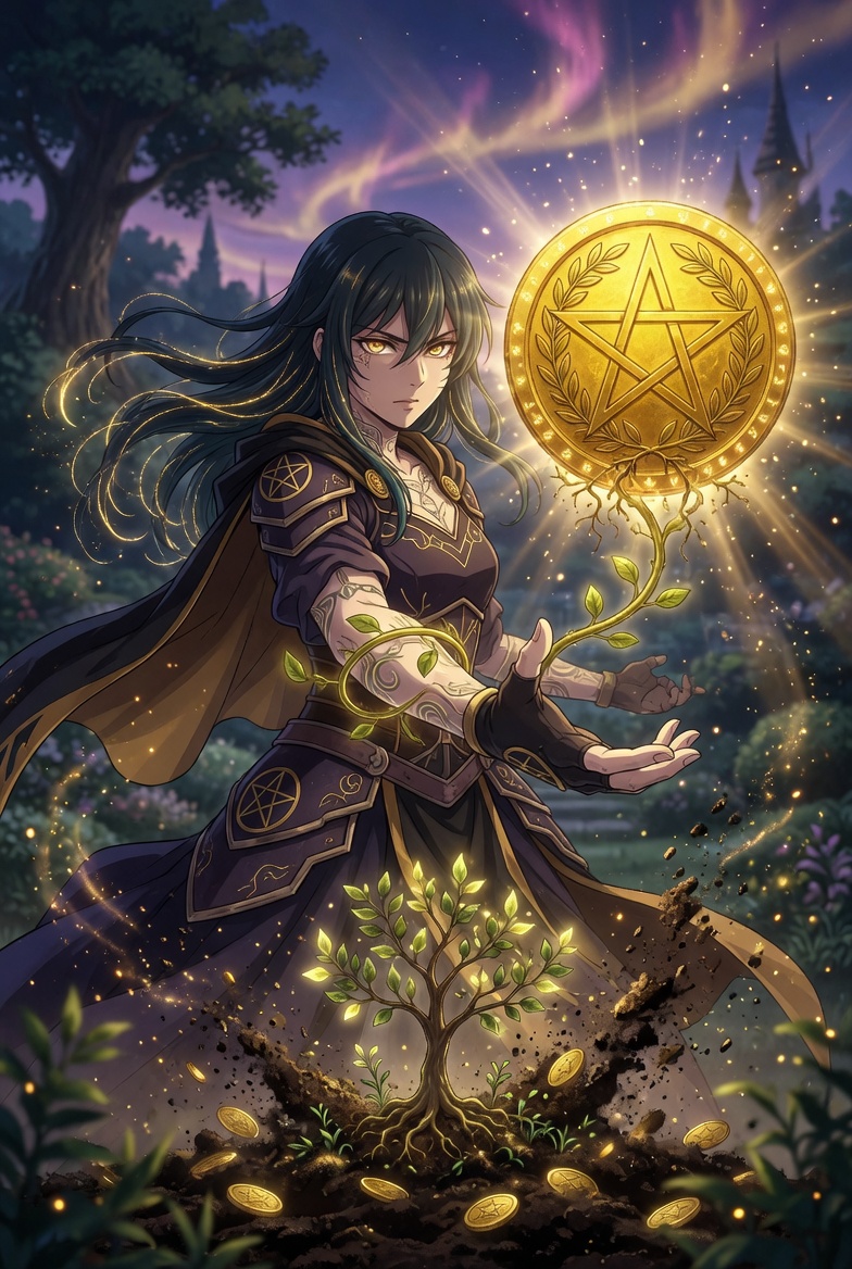 Ace of Pentacles tarot card