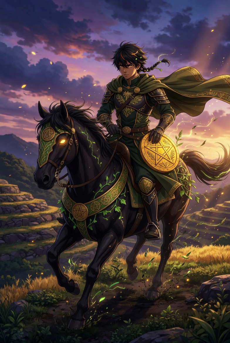 Prince of Pentacles tarot card