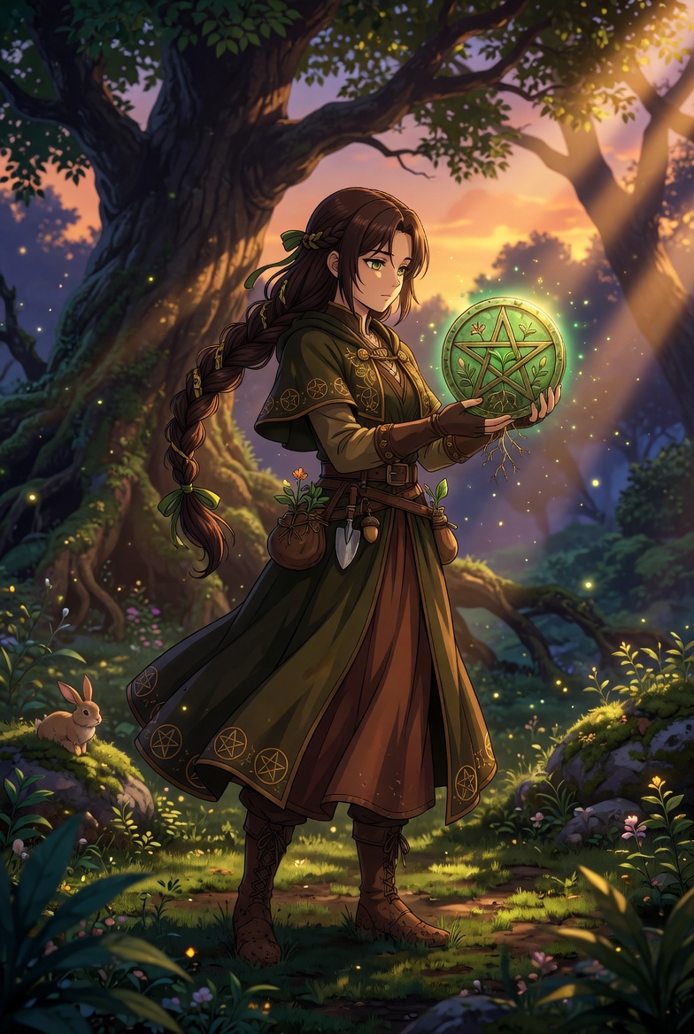Princess of Pentacles tarot card